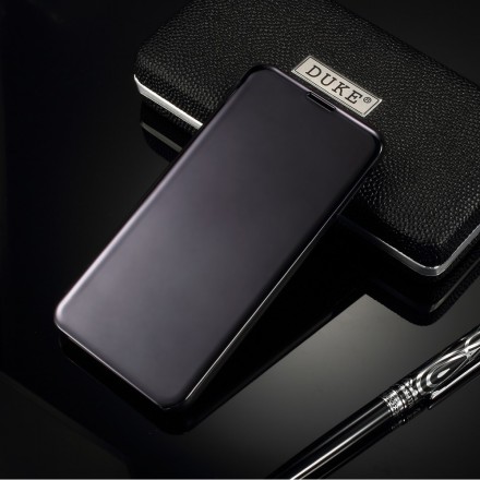 View Cover Samsung Galaxy S10 Lite Miroir et Effet Cuir