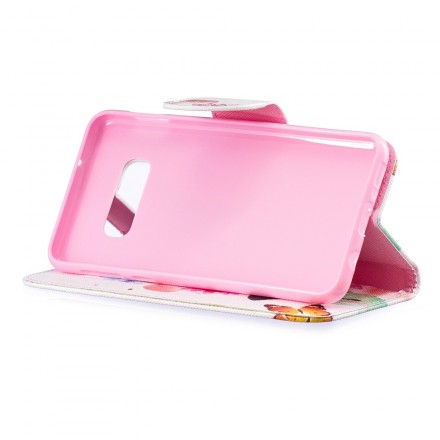 Housse Samsung Galaxy S10 Lite Papillons et Fleurs Peints Housse Samsung Galaxy S10 Lite Papillons et Fleurs Peints