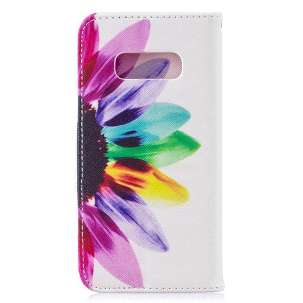 Housse Samsung Galaxy S10 Lite Fleur Aquarelle