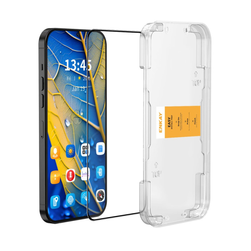 Protection d'Écran en Verre Tempé Xiaomi Redmi Note 14 4G avec Outil d'installation ENKAY