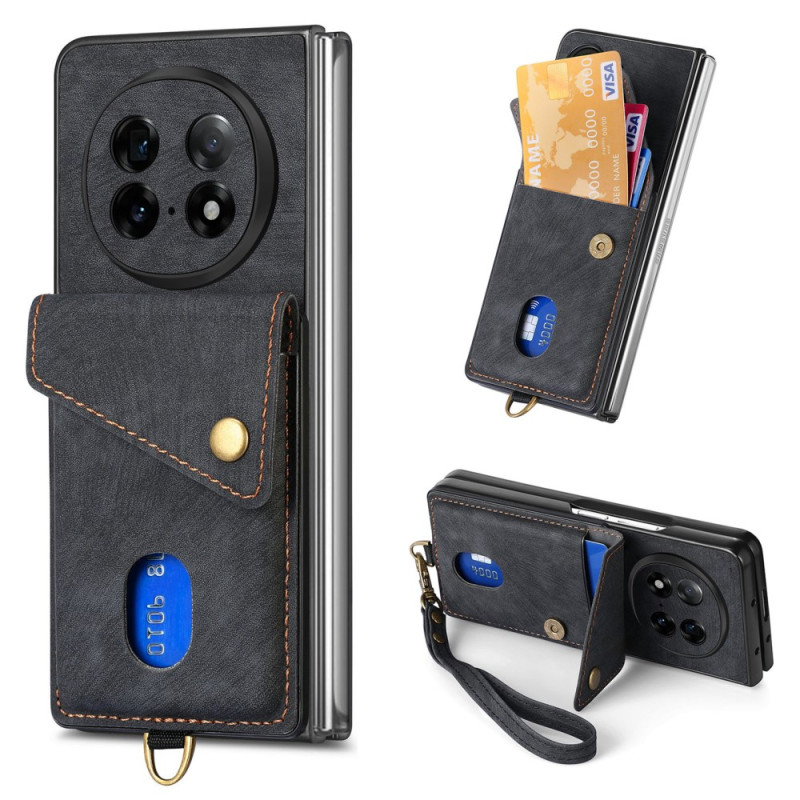 Coque Oppo Find N5 5G Porte-Cartes et Support