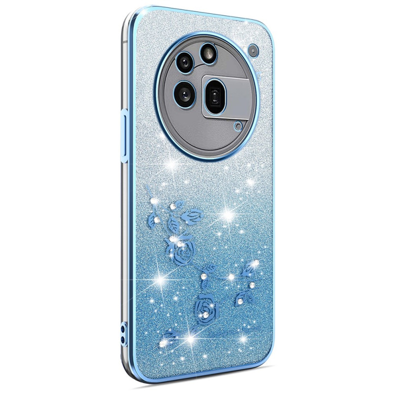 Coque Nothing Phone (3a) Pro Strass et Fleurs KADEM