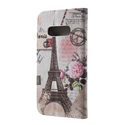 Housse Samsung Galaxy S10 Lite Tour Eiffel Rétro
