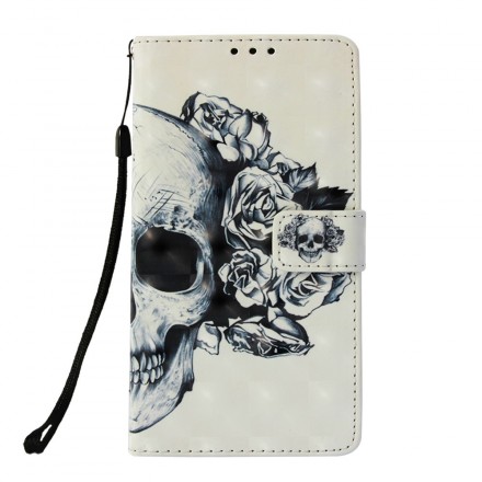Housse Samsung Galaxy S10 Lite Tête de Mort Fleurie Housse Samsung Galaxy S10 Lite Tête de Mort Fleurie