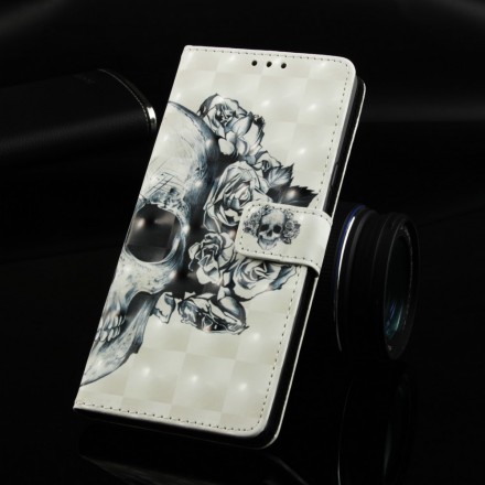 Housse Samsung Galaxy S10 Lite Tête de Mort Fleurie Housse Samsung Galaxy S10 Lite Tête de Mort Fleurie