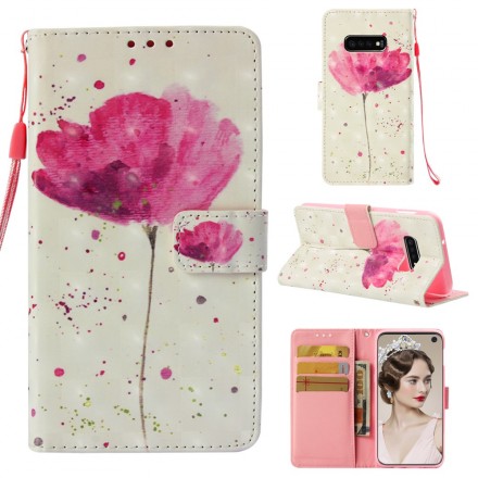 Housse Samsung Galaxy S10 Lite Coquelicot Aquarelle