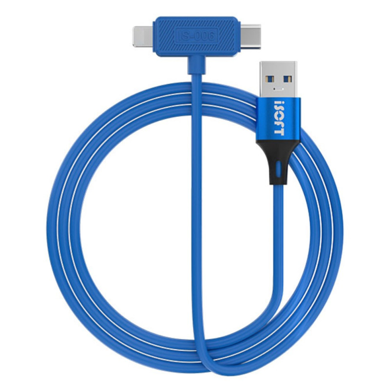 Câble de Réparation et de Transmission de Données à Double Interface pour iPhone et iPad