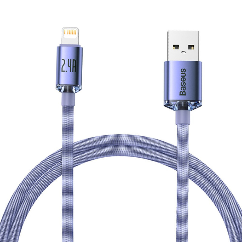 Câble de Charge Rapide USB vers iP Crystal Shine Series BASEUS
