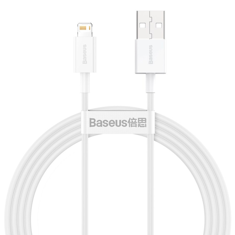 Câble de Charge Rapide et de Données USB vers iP 2.4A Superior Series Baseus - 1,5m