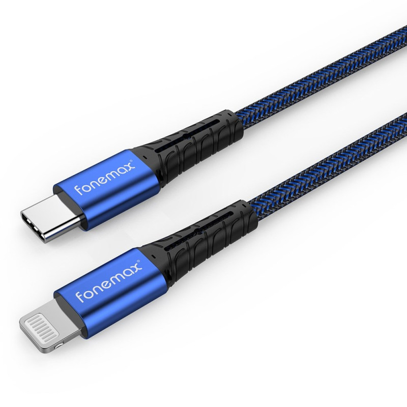 Câble de Chargement Rapide Type-C vers Lightning FONEMAX - 0,2m