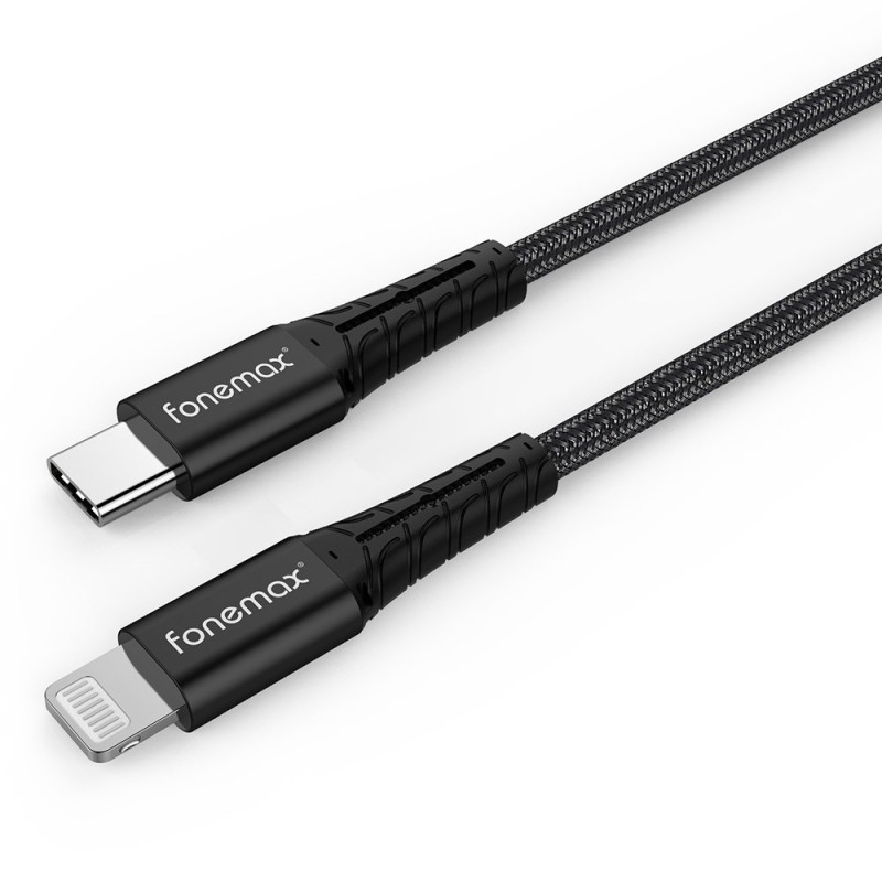 Câble de Charge Rapide Type-C vers Lightning FONEMAX - 2m