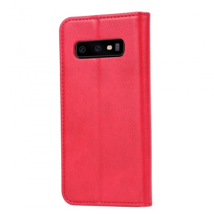 Flip Cover Samsung Galaxy S10 Simili Cuir Porte-Cartes