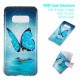 Coque Samsung Galaxy S10 Lite Papillon Bleu Fluorescente