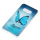 Coque Samsung Galaxy S10 Lite Papillon Bleu Fluorescente Coque Samsung Galaxy S10 Lite Papillon Bleu Fluorescente