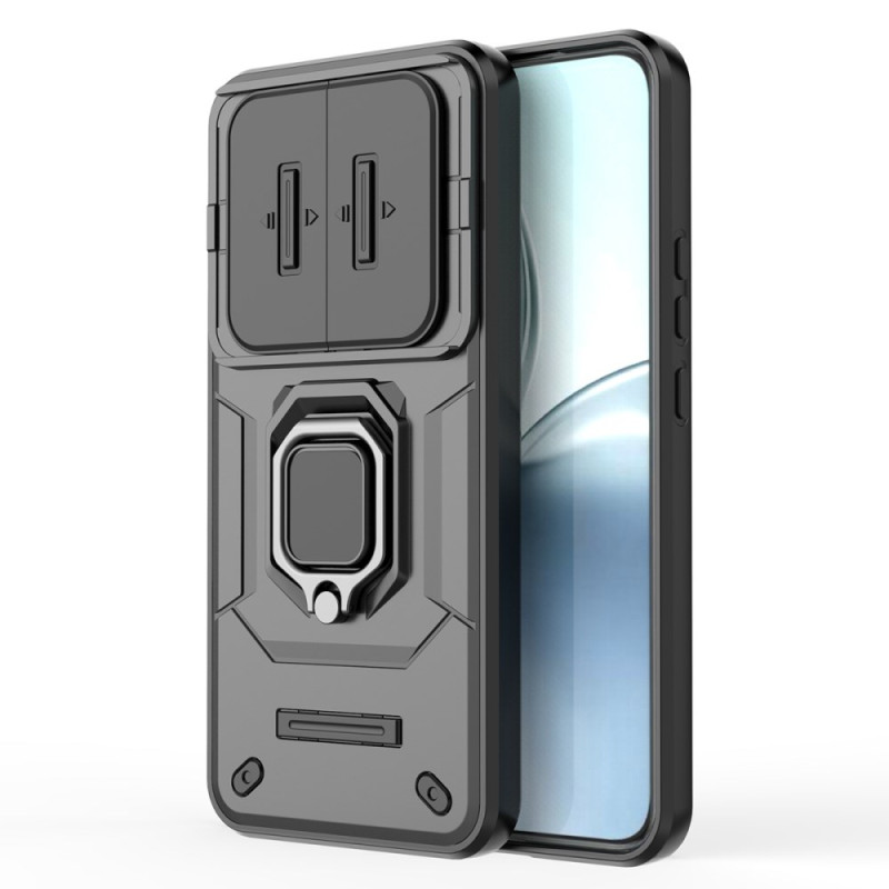 Coque Realme 14 Pro Plus 5G Ring Résistante avec Protecteur Appareil Photo Coulissant