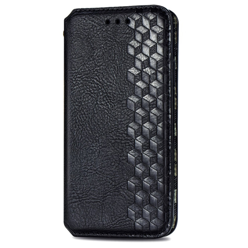 Flip Cover Realme Note 60 / 60X / C63 / C61 Effet Daim Vintage