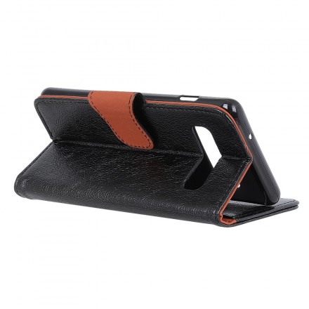 Housse Samsung Galaxy S10 Plus Effet Cuir Brillant Housse Samsung Galaxy S10 Plus Effet Cuir Brillant