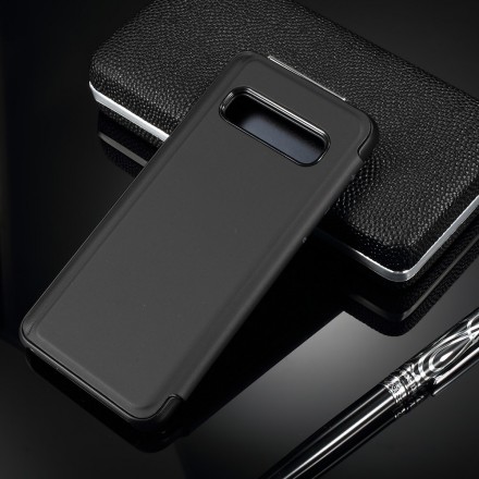 View Cover Samsung Galaxy S10 Plus Miroir et Simiii Cuir