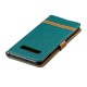 Housse Samsung Galaxy S10 Plus Tissu et Effet Cuir à Lanière Housse Samsung Galaxy S10 Plus Tissu et Effet Cuir à Lanière