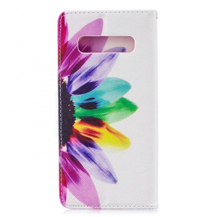 Housse Samsung Galaxy S10 Plus Fleur Aquarelle Housse Samsung Galaxy S10 Plus Fleur Aquarelle