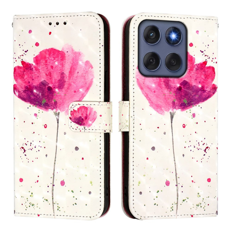 Housse Motorola Edge 60 / 60 Fusion Coquelicot