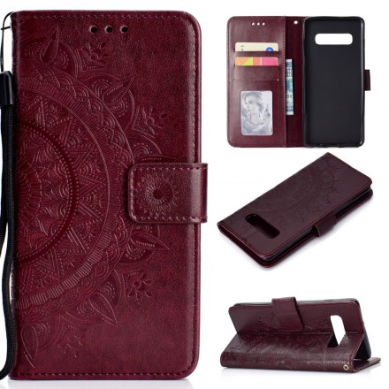 Housse Samsung Galaxy S10 Plus Mandala Soleil