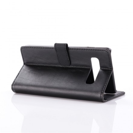 Housse Samsung Galaxy S10 Plus Simili Cuir Vintage Housse Samsung Galaxy S10 Plus Simili Cuir Vintage