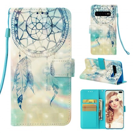 Housse Samsung Galaxy S10 Plus Attrape Rêves Aquarelle Housse Samsung Galaxy S10 Plus Attrape Rêves Aquarelle