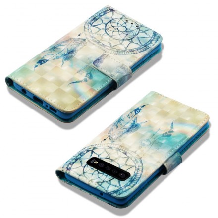 Housse Samsung Galaxy S10 Plus Attrape Rêves Aquarelle Housse Samsung Galaxy S10 Plus Attrape Rêves Aquarelle