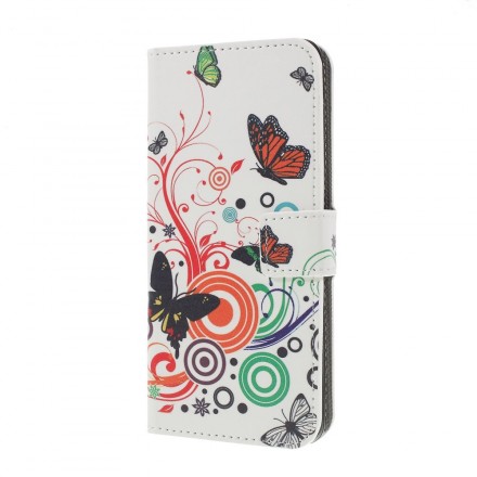 Housse Samsung Galaxy S10 Plus Papillons et Fleurs