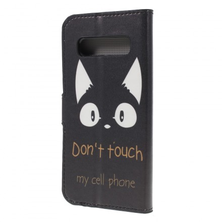 Housse Samsung Galaxy S10 Plus Don't Touch My Cell Phon Housse Samsung Galaxy S10 Plus Don't Touch My Cell Phon