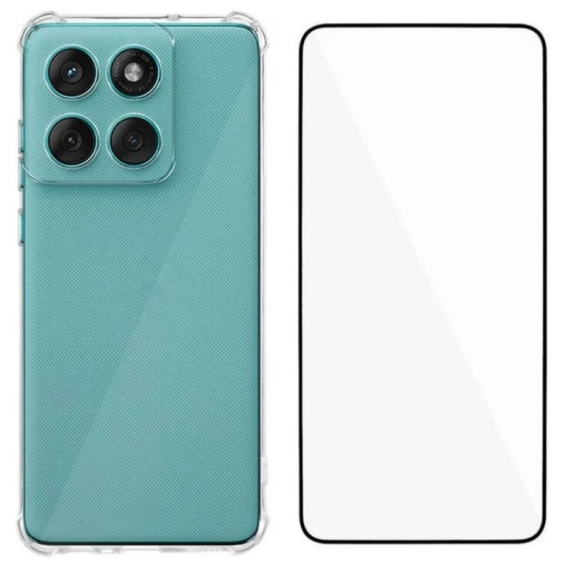 Coque Motorola Edge 60 5G Renforcée avec Protection Écran en Verre Trempé