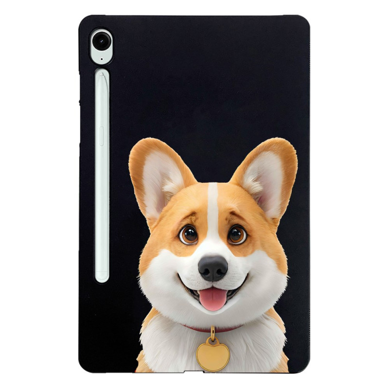 Coque Samsung Galaxy Tab S10 FE / S9 / S9 FE Motif Corgi