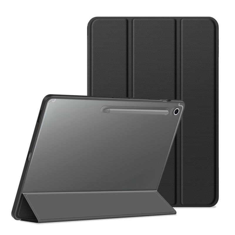 Smart Case Samsung Galaxy Tab S10 FE Plus Trois Volets Dos Transparent