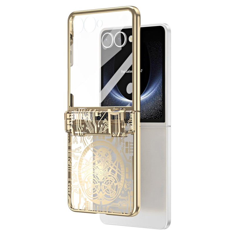 Coque Samsung Galaxy Z Flip 7 5G Design Premium avec Film Protecteur Écran Arrière
