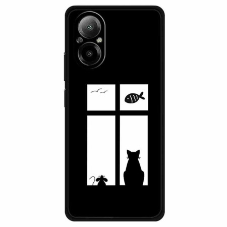 Coque Realme C67 Chat et...