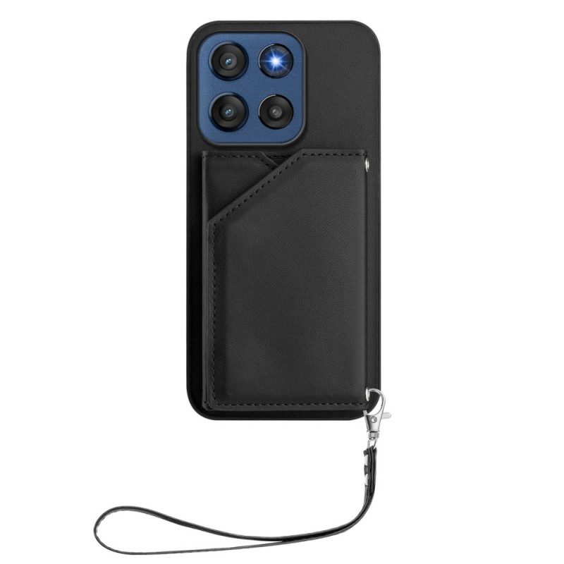 Coque Motorola Edge 60 Stylus Porte-Cartes et Lanière