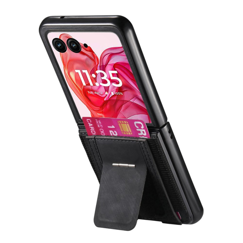 Coque Motorola Razr 60 Ultra Support Intégré et Porte-cartes