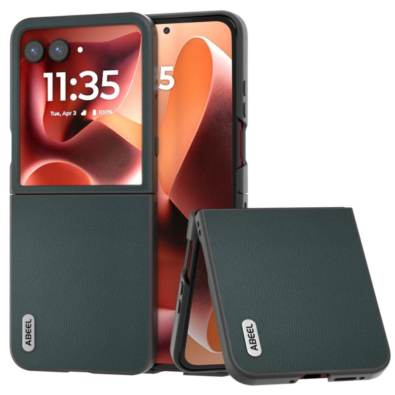 Coque Motorola Razr 60 Ultra Cuir Véritable ABEEL