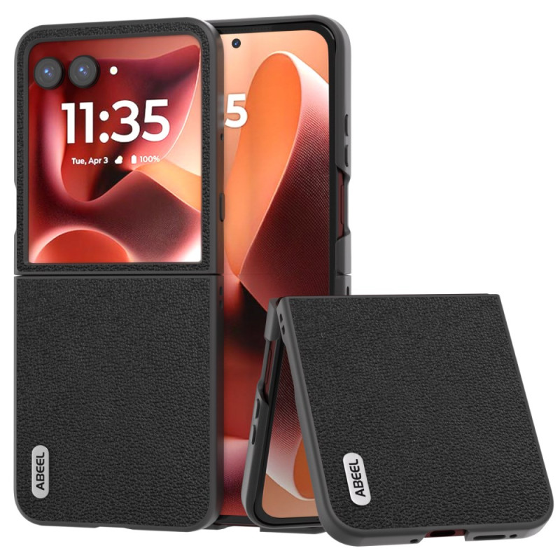 Coque Motorola Razr 60 Ultra Vrai Cuir ABEEL
