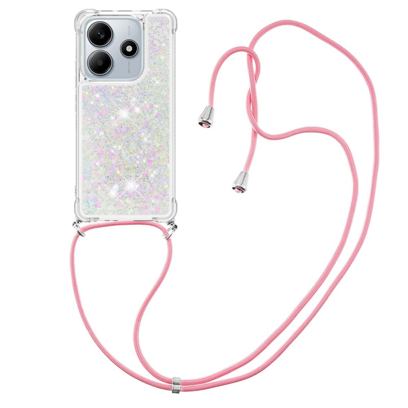 Coque à Cordon Xiaomi Redmi Note 14 4G Paillettes
