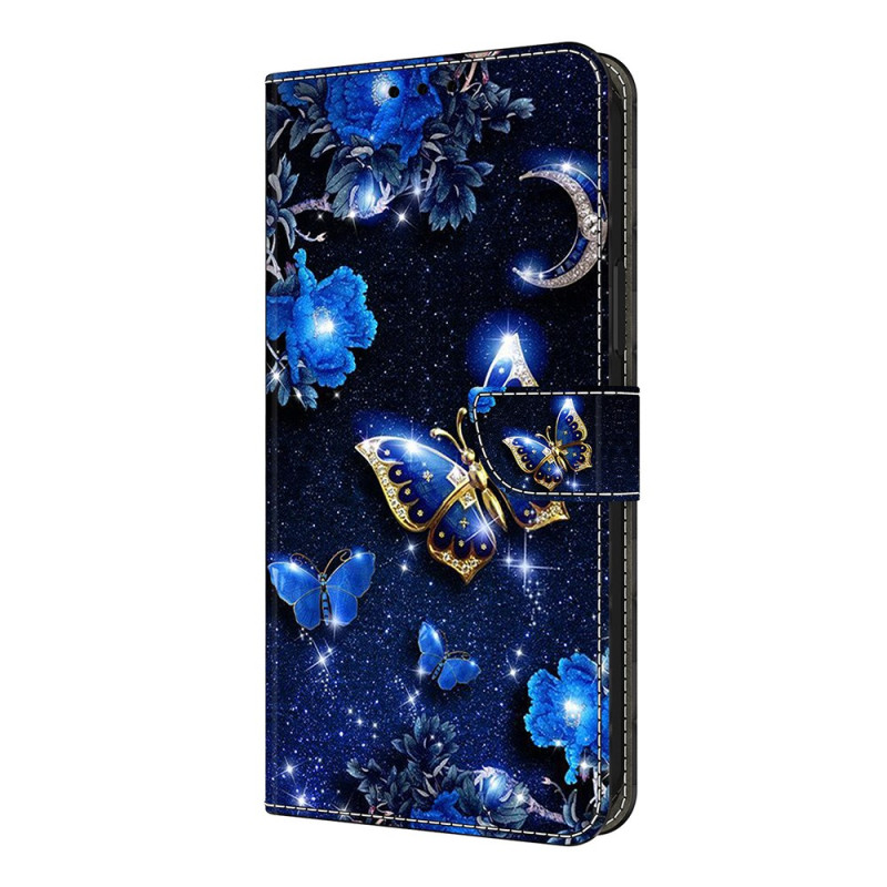 Housse Xiaomi Redmi Note 14 Pro 4G Papillons Brillants