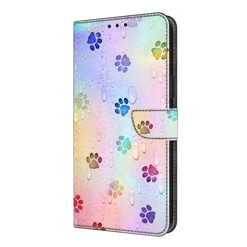 Housse Xiaomi Redmi Note 14 Pro 4G Empreintes de Chat
