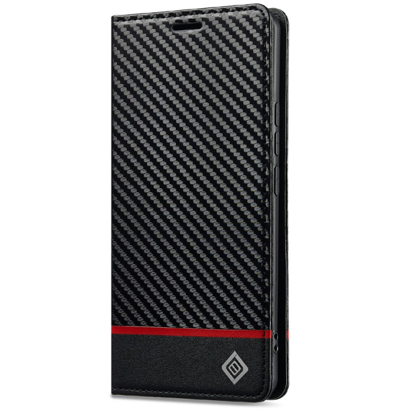 Flip Cover Xiaomi Redmi Note 14 Pro 4G Texture Fibre Carbone