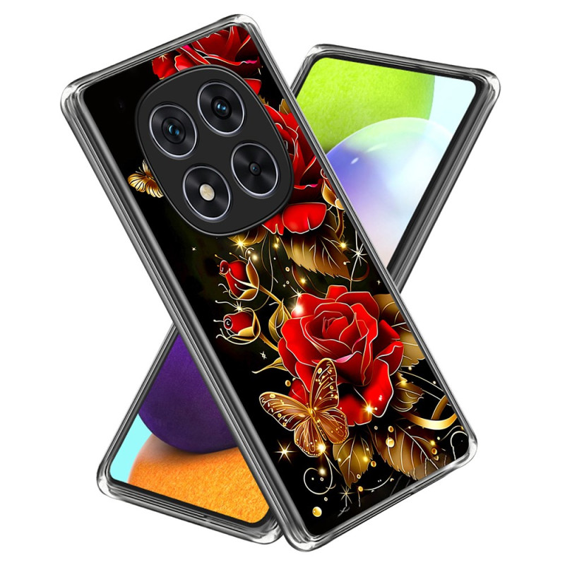 Coque Xiaomi Redmi Note 14 Pro 4G Papillons et Roses