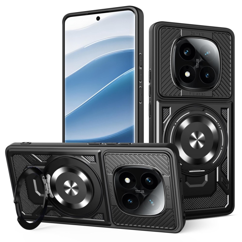 Coque Xiaomi Redmi Note 14 Pro 4G Magnétique Support Rotatif à 360°
