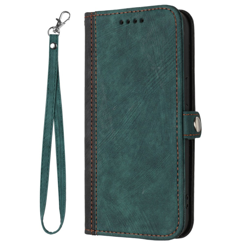 Housse Oppo A60 4G Bicolore à Lanière
