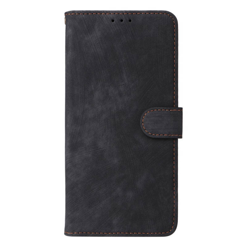 Housse Oppo A80 5G Effet Daim à Lanière
