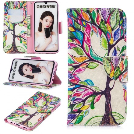 Housse Honor 10 Lite / Huawei P Smart 2019 Arbre Coloré Housse Honor 10 Lite / Huawei P Smart 2019 Arbre Coloré