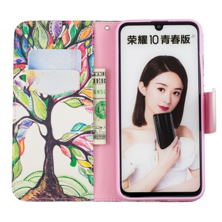 Housse Honor 10 Lite / Huawei P Smart 2019 Arbre Coloré Housse Honor 10 Lite / Huawei P Smart 2019 Arbre Coloré